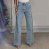 Rhinestone Washed Mom Jeans | MzStar Fashion | view 3