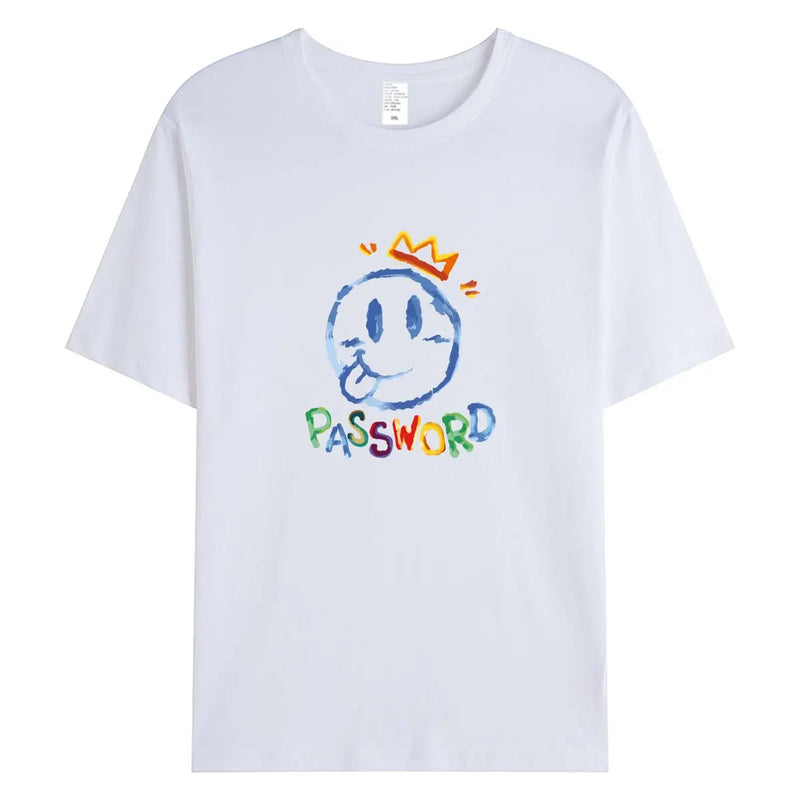 Cartoon Print Oversized Tee | MzStar Fashion | view 6