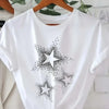 Star Print Black Tee | MzStar Fashion | view 8