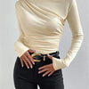 Skew Neck Basic Crop Top | MzStar Fashion | view 8