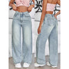 Vintage Washed Straight Jeans | MzStar Fashion | view 6