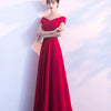 One-Shoulder Cotton Evening Gown | MzStar Fashion