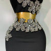 Flower Diamond Bandage Maxi Set | MzStar Fashion | view 6