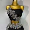 Flower Diamond Bandage Maxi Set | MzStar Fashion | view 5