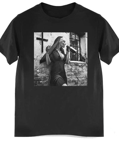 Nun Bowling Graphic Tee | MzStar Fashion