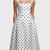 Polka Dot Strapless Maxi Dress | MzStar Fashion | view 5