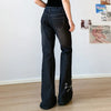 Floral Bootcut Low-Rise Jeans | MzStar Fashion | view 6
