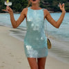 Cinched Sequin Mini Dress | MzStar Fashion | view 4