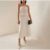 Tiered Strapless Maxi Dress | MzStar Fashion | view 8