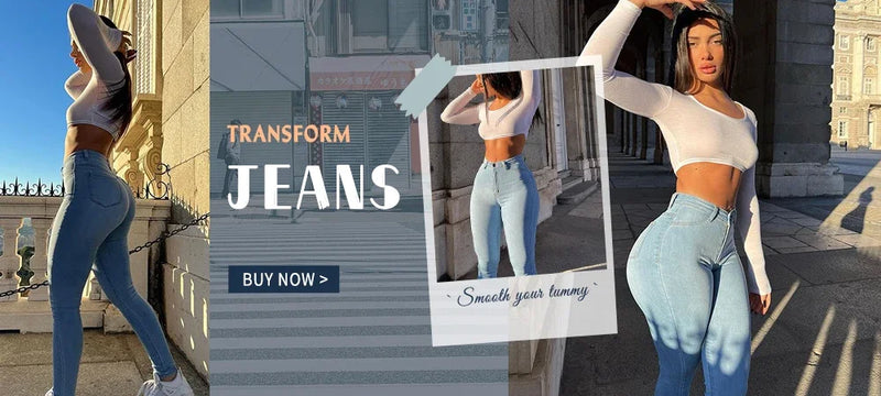 Sculpting Skinny Pencil Jeans | MzStar Fashion | view 5