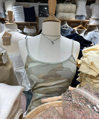 Camo Slim Cami Tank