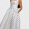 Polka Dot Strapless Maxi Dress | MzStar Fashion | view 4