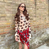 Polka Dot Mesh Slip Midi Dress | MzStar Fashion | view 2