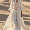 Breezy V-Neck Beach Dress | MzStar Fashion | view 2