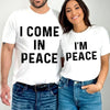 Matching Couples Peace Tee | MzStar Fashion | view 2