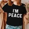Matching Couples Peace Tee | MzStar Fashion | view 3