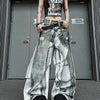 Tie-Dye Print Wide-Leg Jeans | MzStar Fashion | view 2