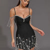Crystal Beaded Bandage Mini Dress | MzStar Fashion | view 3