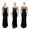 Sheer Sleeve Sequin Gown | MzStar Fashion | view 5