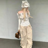 Fur-Collar Y2K Top | MzStar Fashion | view 8