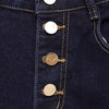 Metal Button Flared Jeans | MzStar Fashion | view 8