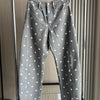 Polka Dot Wide-Leg Jeans | MzStar Fashion | view 5