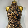 Leopard Sequin Mermaid Maxi Dress | MzStar Fashion | view 5