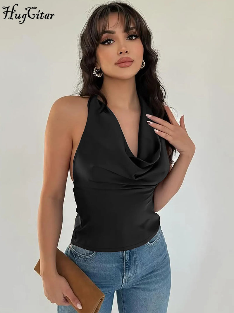 Swing Halter Bandage Top | MzStar Fashion | view 5