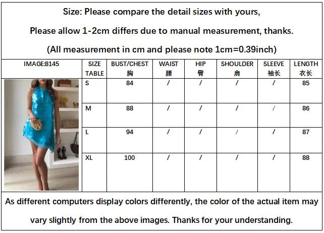 Turquoise Sequin A-Line Mini Dress | MzStar Fashion | view 8