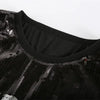 Sequin Letter Club Tee | MzStar Fashion | view 3