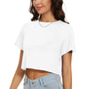 Sporty Cotton Crop Tee | MzStar Fashion | view 3