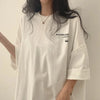 Oversized Half-Sleeve Tee | MzStar Fashion | view 8