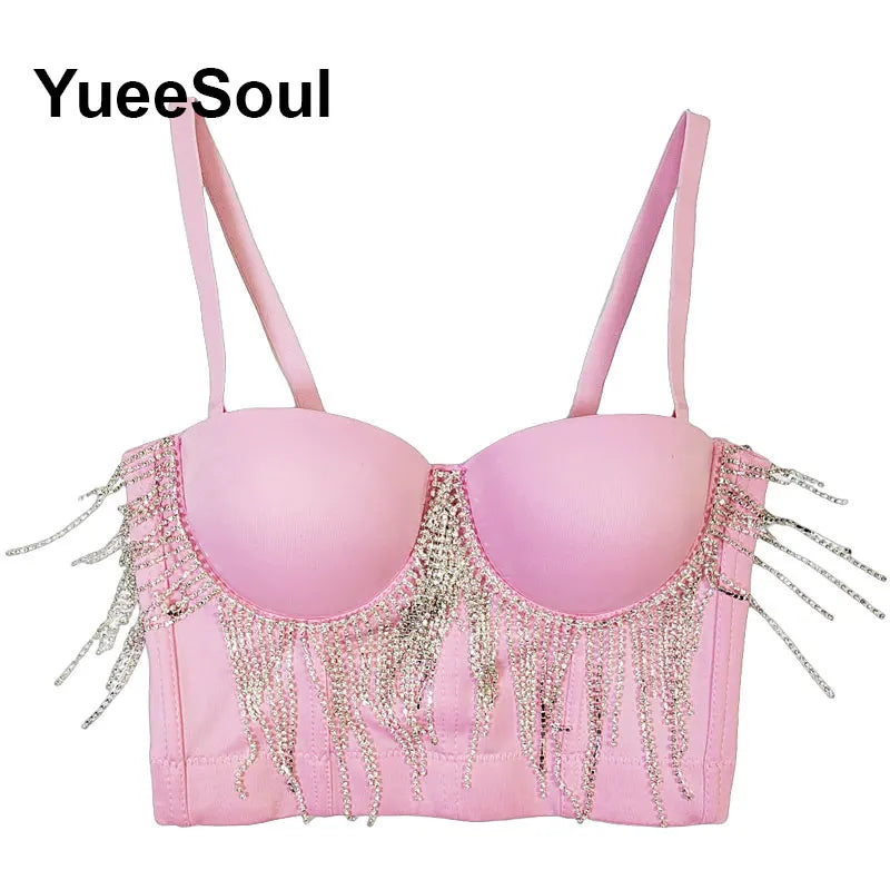 Pink Floral Y2K Corset Top | MzStar Fashion | view 5