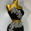 Flower Diamond Bandage Maxi Set | MzStar Fashion | view 8