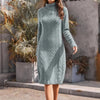 Turtleneck Knit Sweater Dress | MzStar Fashion | view 5