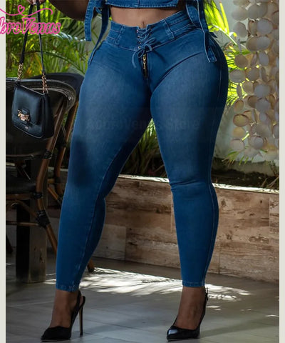 Sculpting Skinny Pencil Jeans | MzStar Fashion