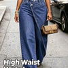 Wrap-Front Straight Jeans | MzStar Fashion | view 5