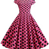 Polka Dot Swing Midi Dress | MzStar Fashion | view 8