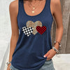 Leopard Heart Racerback Tank | MzStar Fashion | view 2