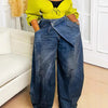 Washed Wide-Leg Mom Jeans | MzStar Fashion | view 7