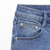 Metal Button Flared Jeans | MzStar Fashion | view 2