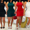 Sculpted Knit Mini Party Dress | MzStar Fashion | view 8
