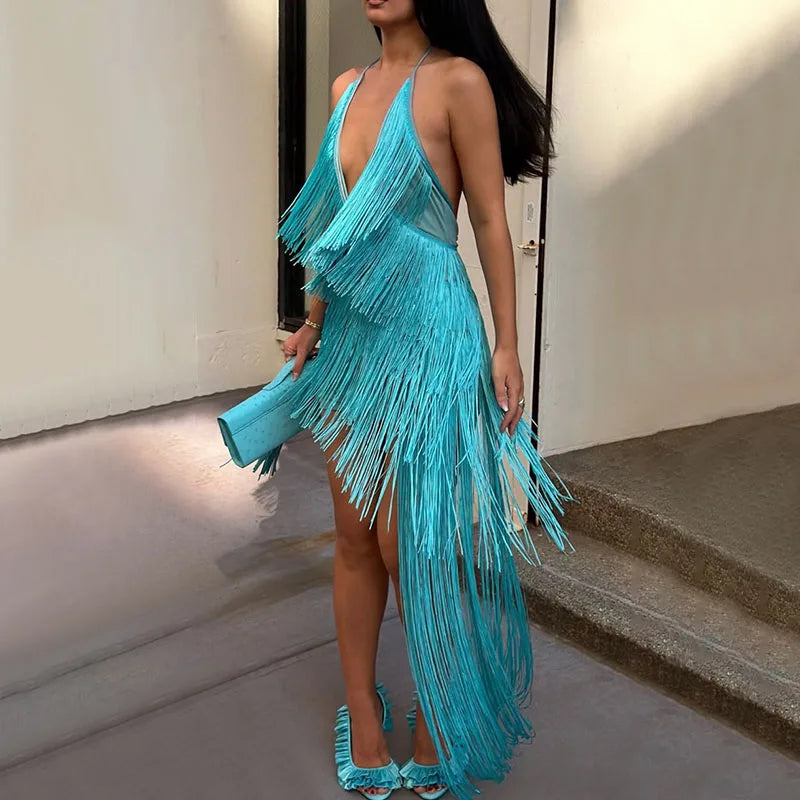 Star Fringe Dress
