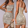Halter Sequin Party Dress | MzStar Fashion