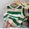 Plaid Knit Crop Vest | MzStar Fashion | view 4
