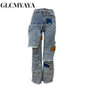 Pocket Patchwork Vintage Pants | MzStar Fashion | view 4