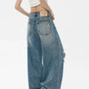 Classic Ripped Wide-Leg Jeans | MzStar Fashion | view 4