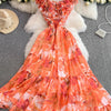 Lace Trim Tiered Midi Dress | MzStar Fashion | view 4