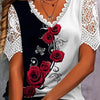 Floral Lace Crochet Tee | MzStar Fashion | view 2