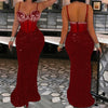 Sheer Sleeve Sequin Gown | MzStar Fashion | view 4